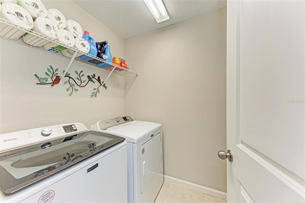 Spacious laundry room