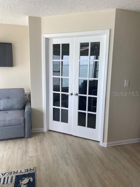 French Door Entry to Office