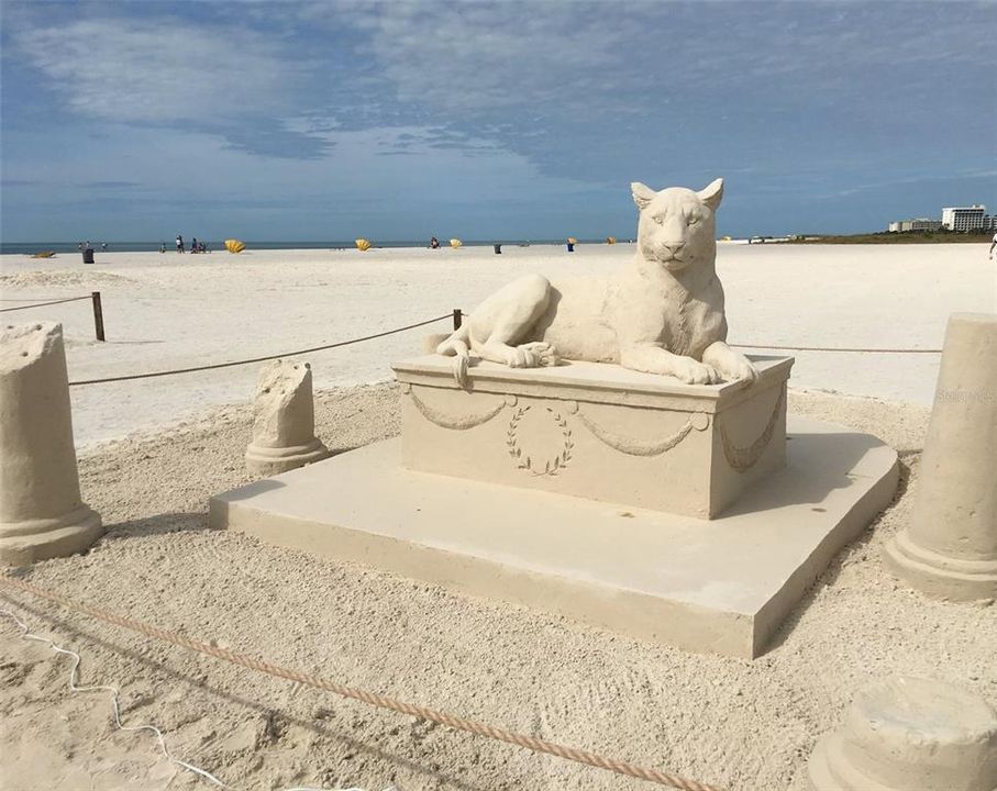 Annual sand sculpture festivals and events