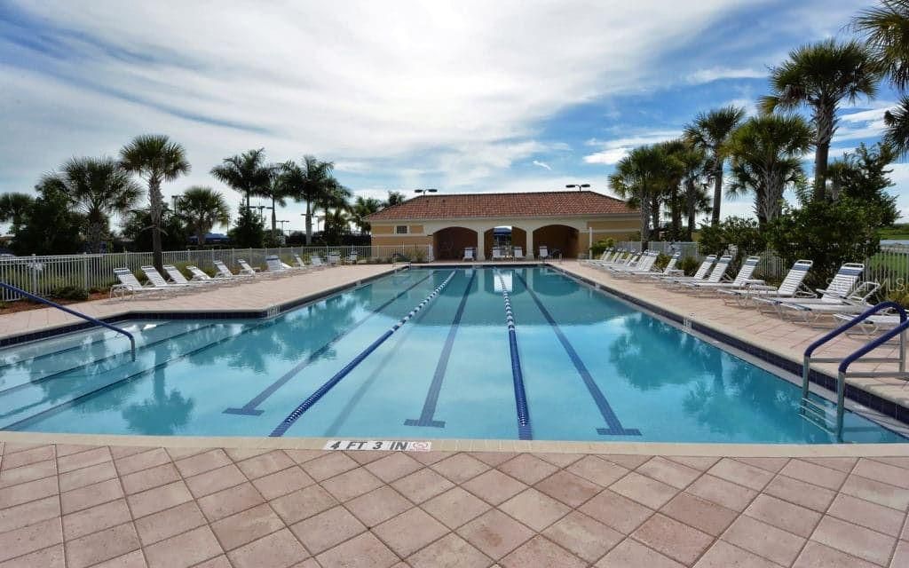 Separate lap pool @ Resort Center