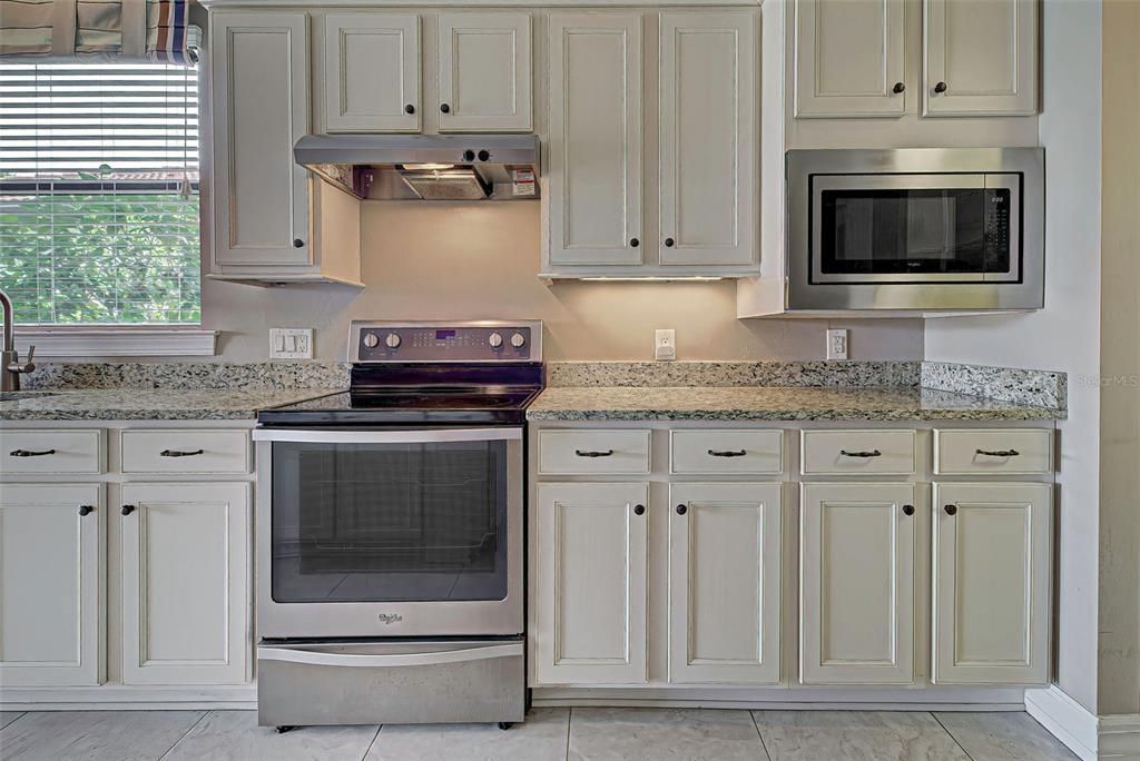 Classic cream colored cabinetry