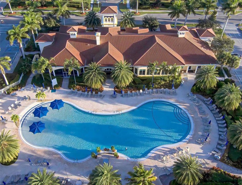 Ariel of Resort Center pool