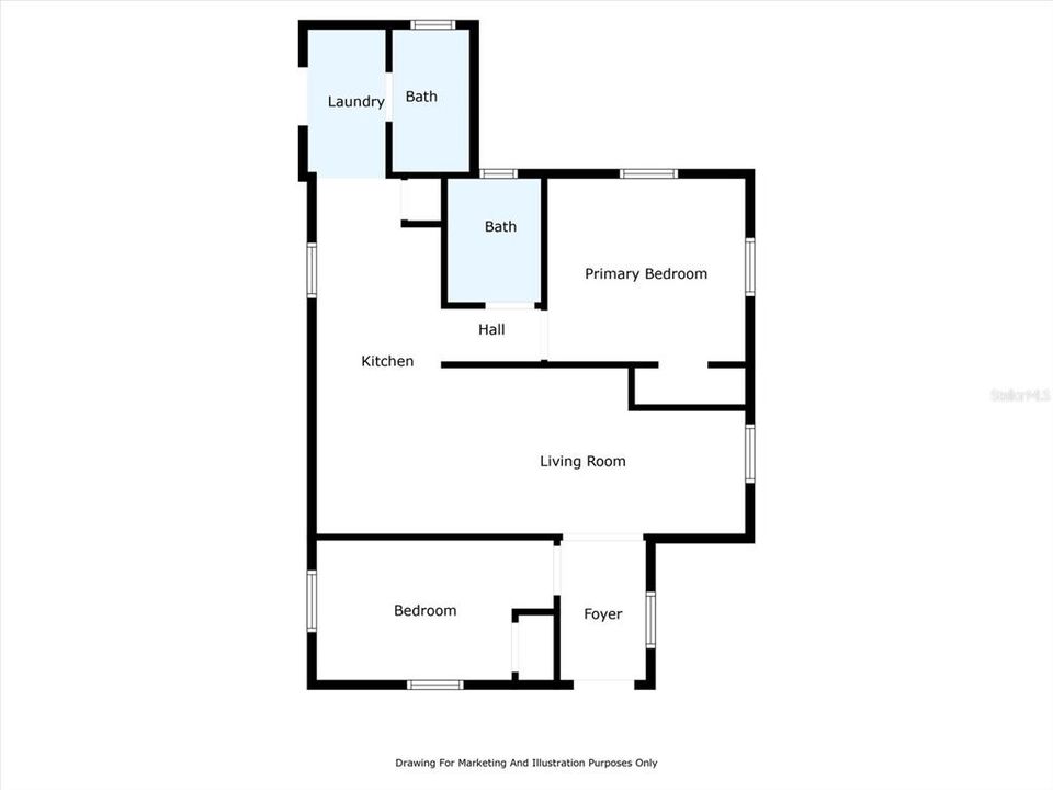 For Sale: $275,000 (2 beds, 2 baths, 702 Square Feet)