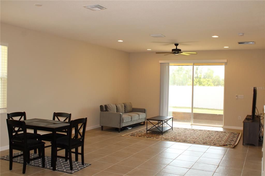 Dining area/ family room