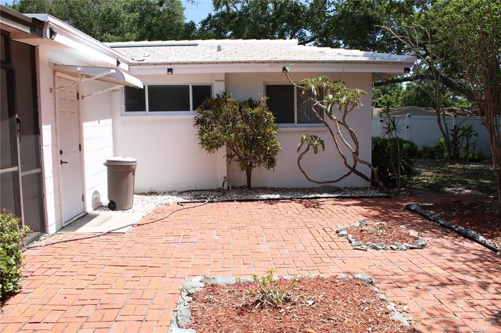 additional patio and garden