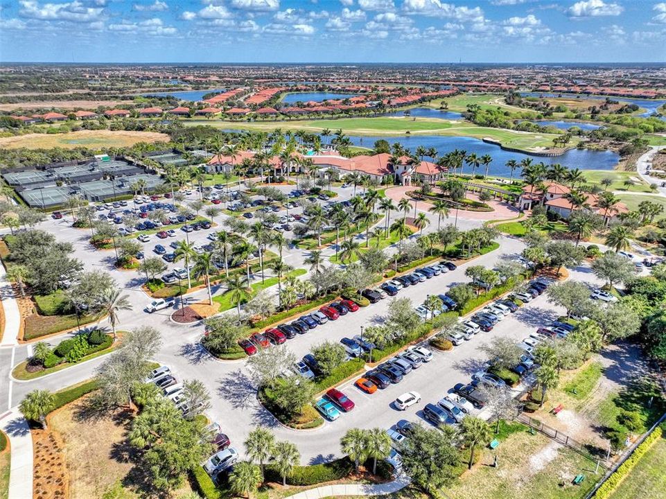 Sarasota National from the air.