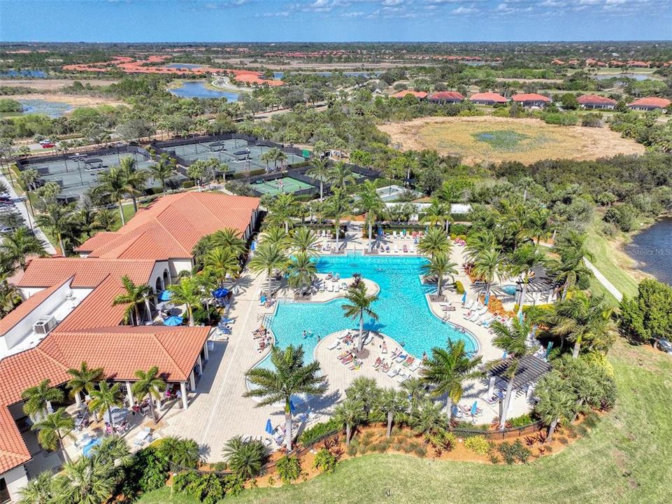 Overlooking the golf course - the view is special.