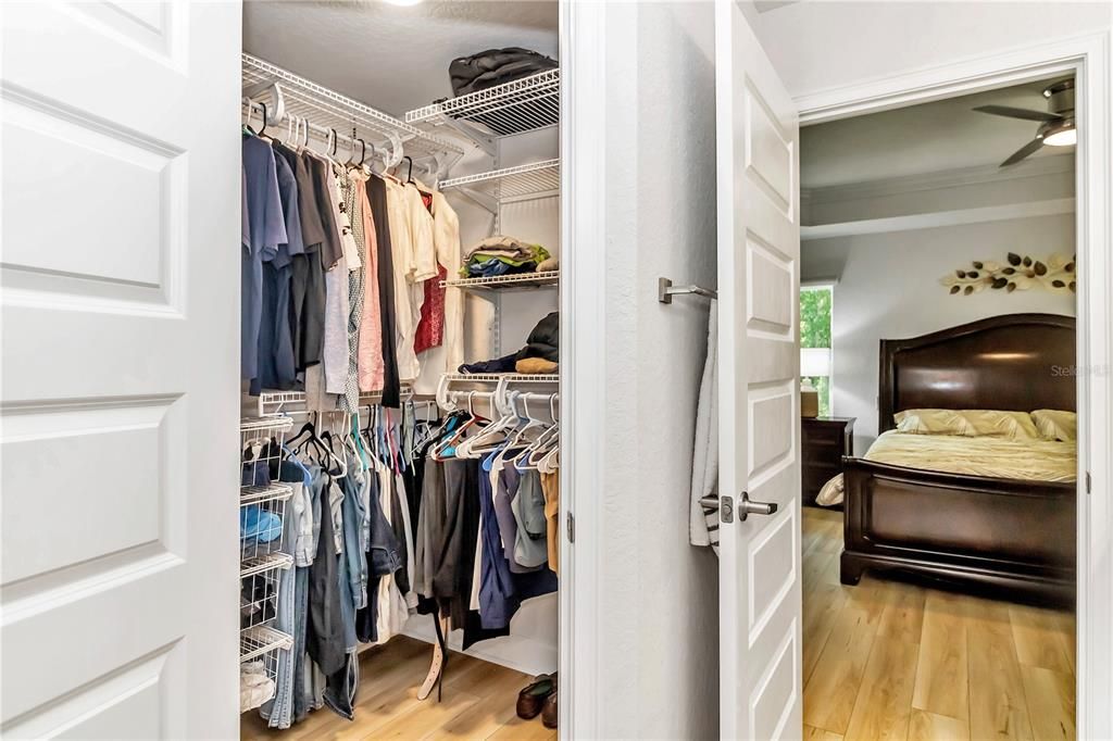 Master closet