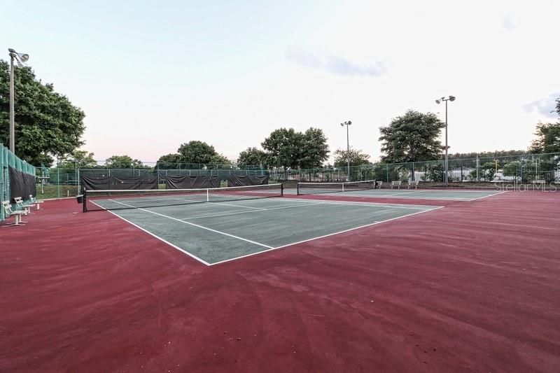Tennis courts, 4 located west side of Clubhouse