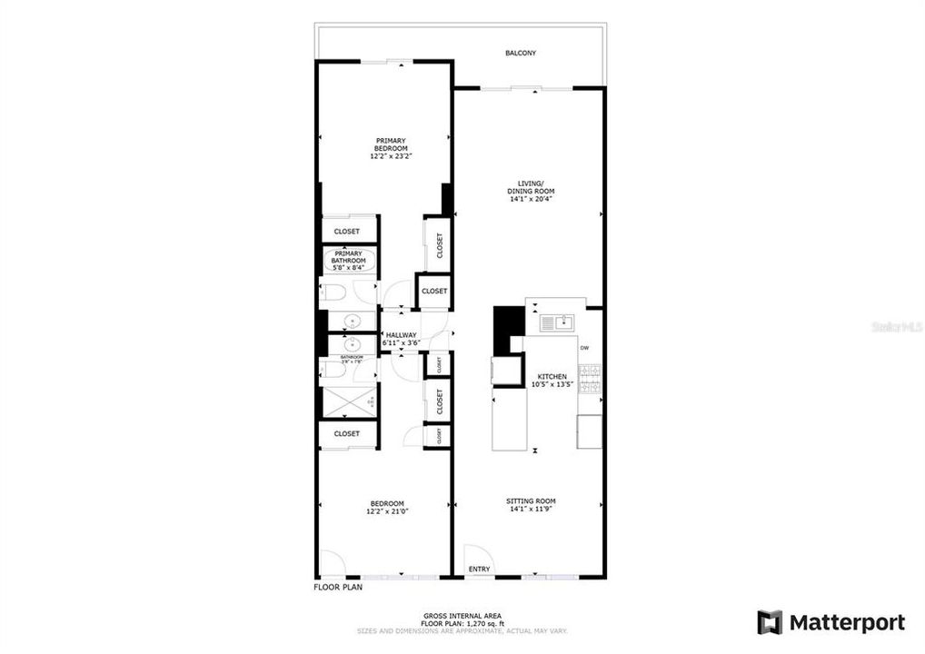 For Sale: $399,900 (2 beds, 2 baths, 1200 Square Feet)