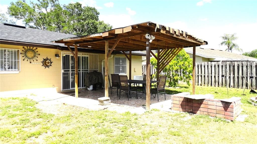 Covered patio