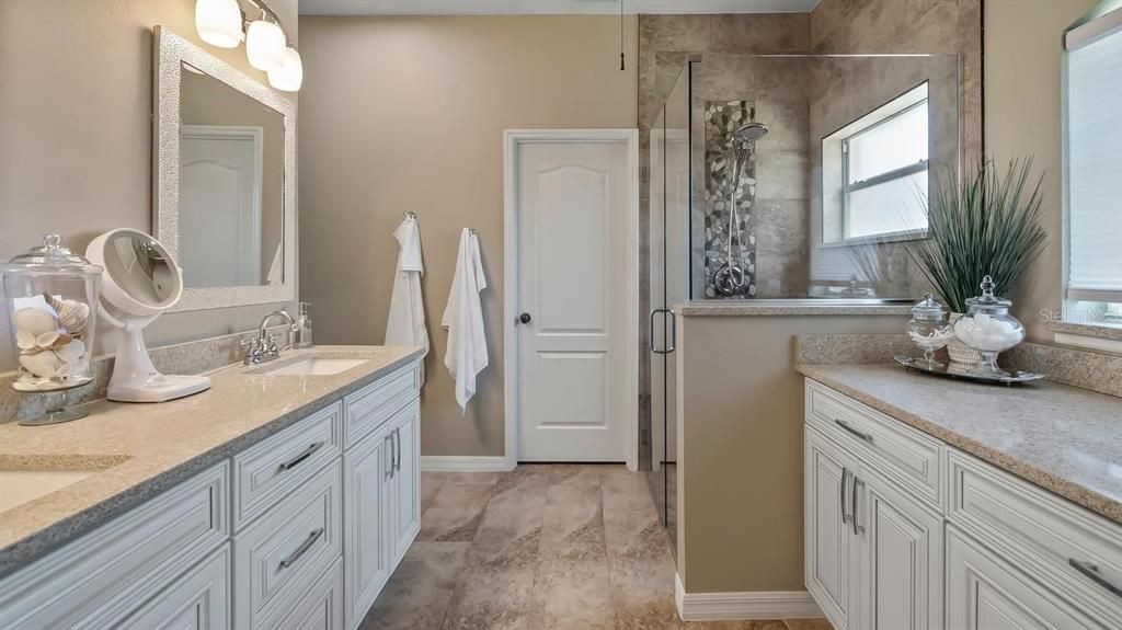 Primary Bath With Extra Cabinets