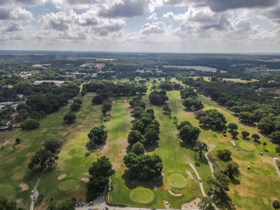 Aerial View of Gold Course a block away