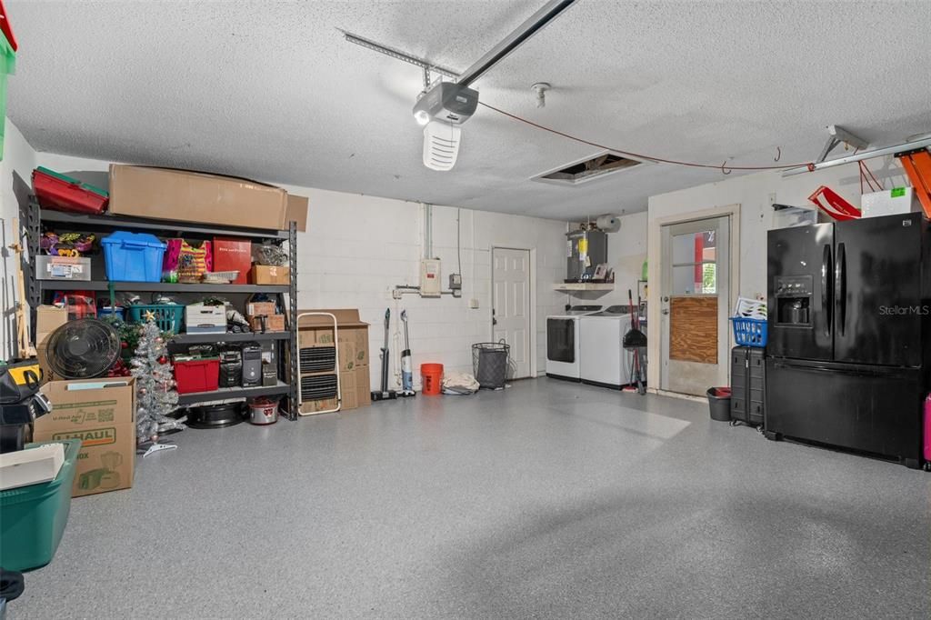 Epoxy floor garage