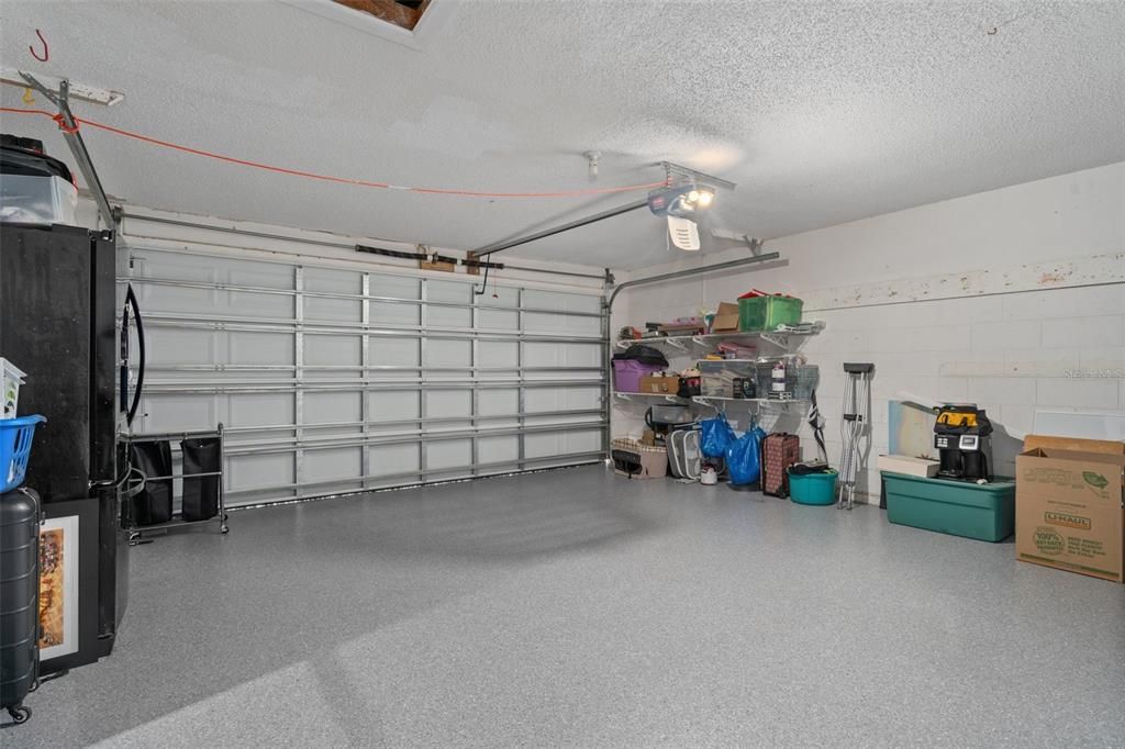 Epoxy floor garage