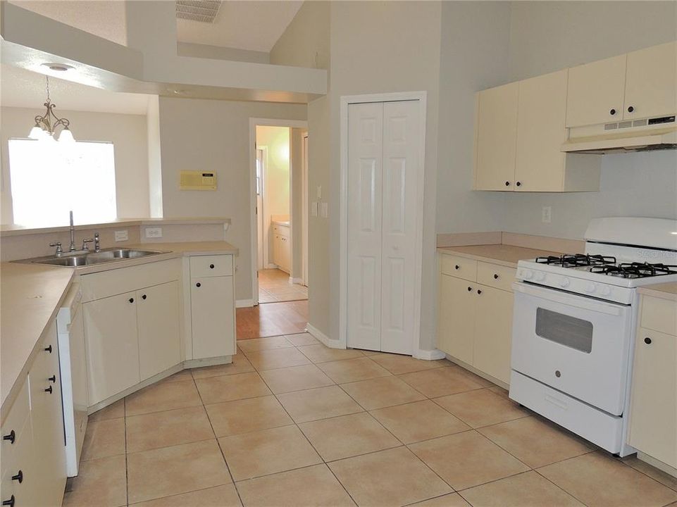 Kitchen With Gas Stove