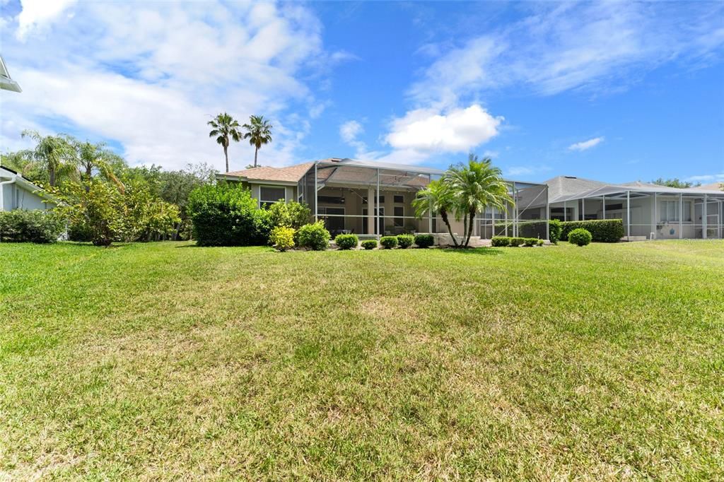 Plenty of Backyard Green Space