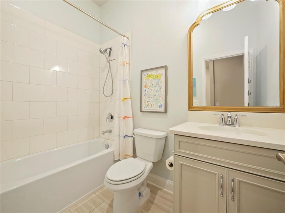 Guest Bathroom: (Upstairs) 8'X4'11"