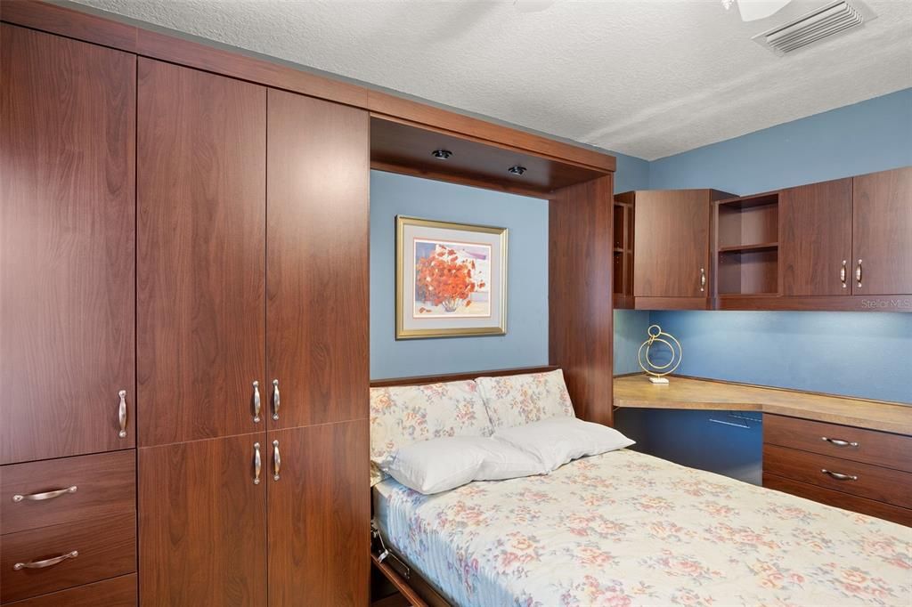 Guest Bedroom with Murphy Bed.