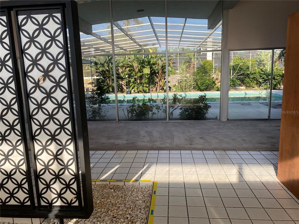 Entry through to Pool