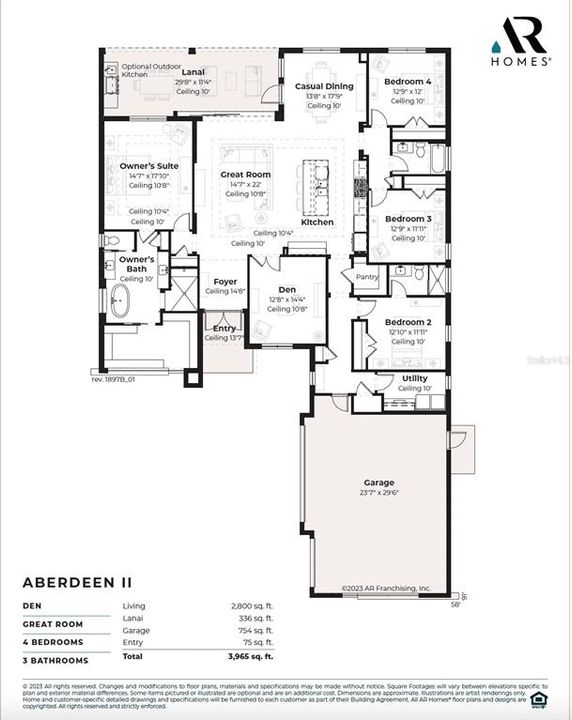 Aberdeen 2 Floor Plan