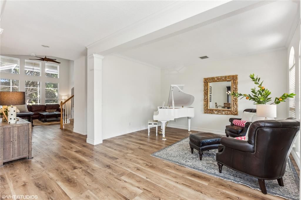 Interior Entrance View of Living Room