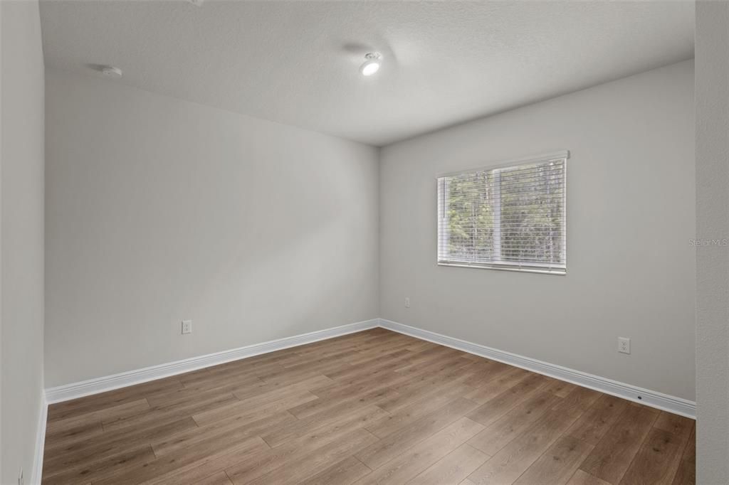 Bedroom 4 - with built in shelves in closet