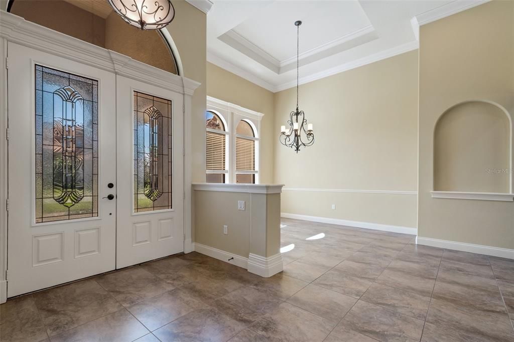 The formal dining room