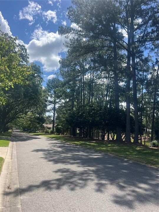 View from the front of the home to the left