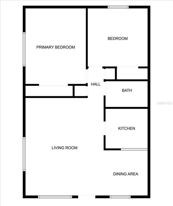 На продажу: $135,000 (2 спален, 1 ванн, 874 Квадратных фут)