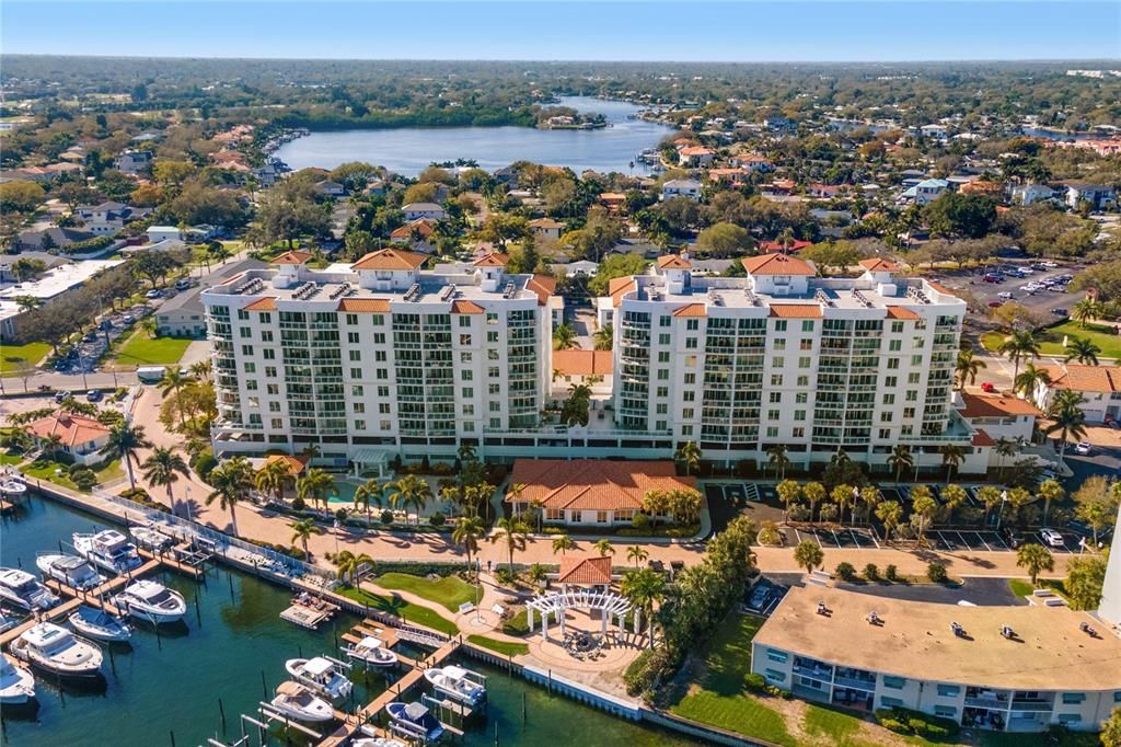 Aerial of the Water Club Snell Isle