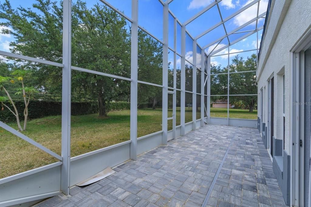 porch area off pool