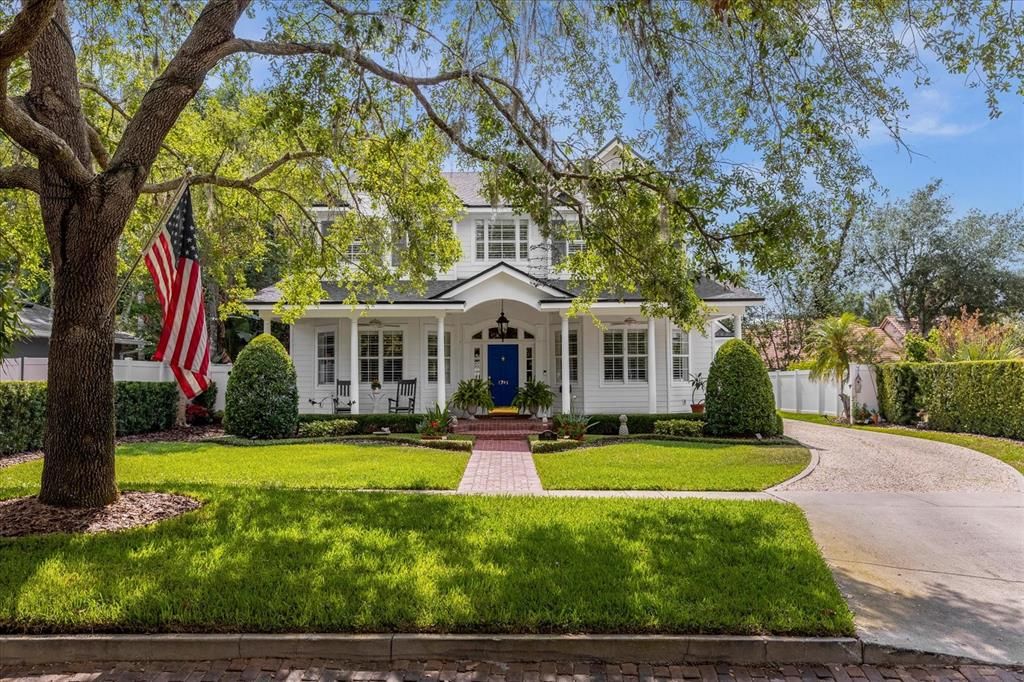 A beautiful brick street runs in front of your new home!