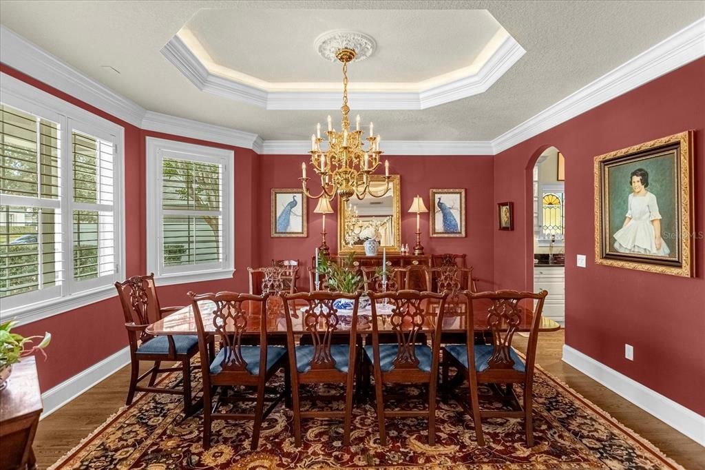 Dining room from entry