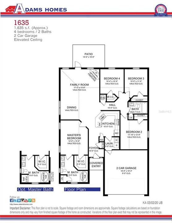 For Sale: $272,950 (4 beds, 2 baths, 1635 Square Feet)