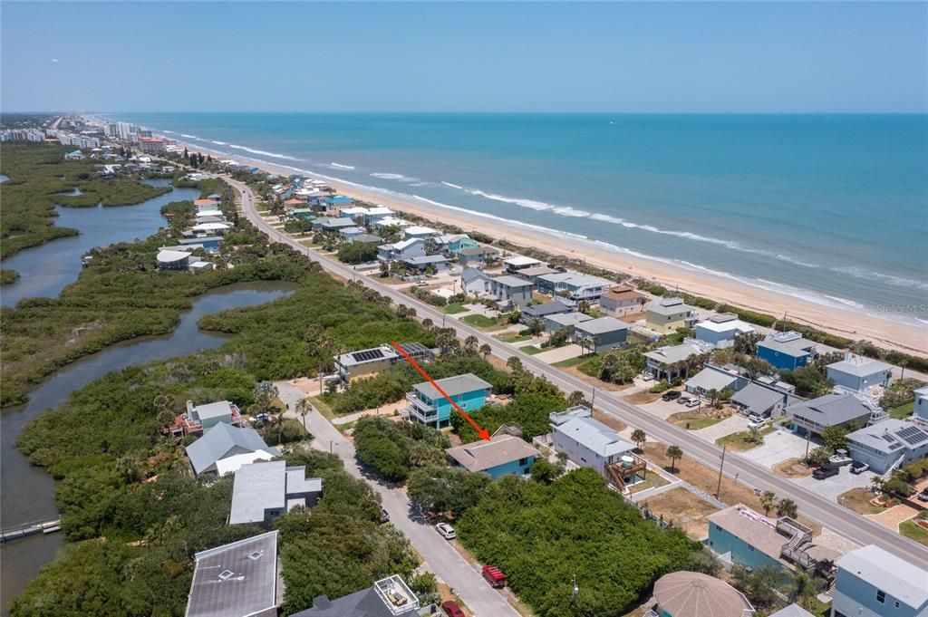 Beach View Facing North