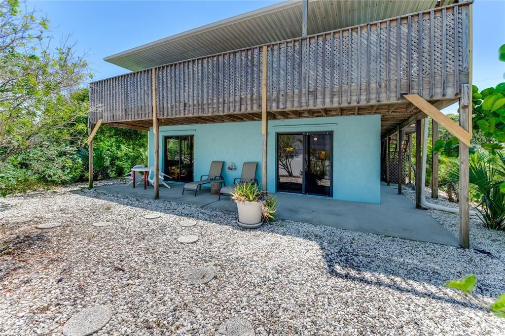 First Floor Patio to Backyard