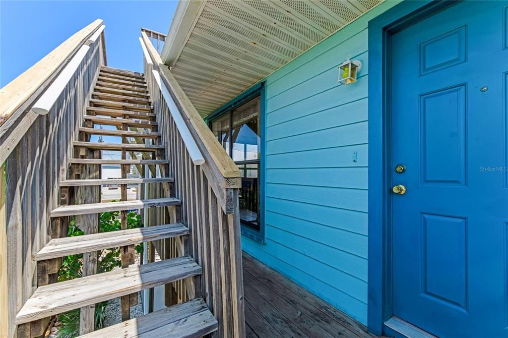 Stairway to Second Floor / Door to First Floor