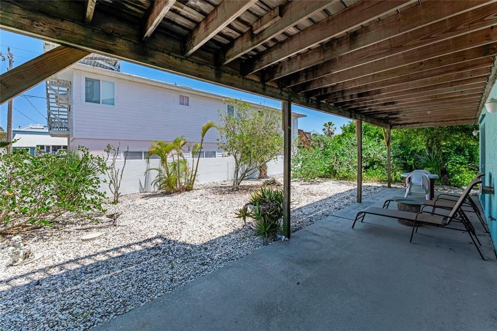 First Floor Patio to Backyard