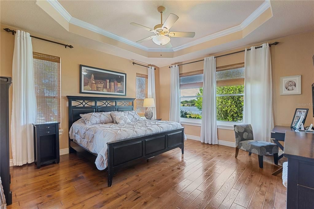 Main bedroom retreat on main floor.