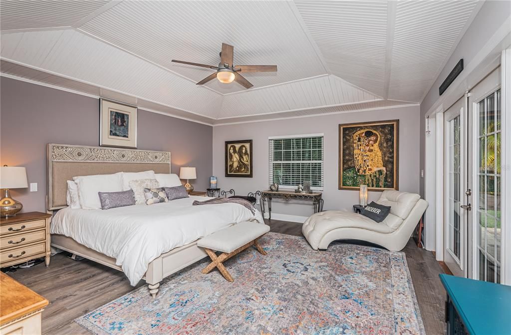 Primary Bedroom with French doors