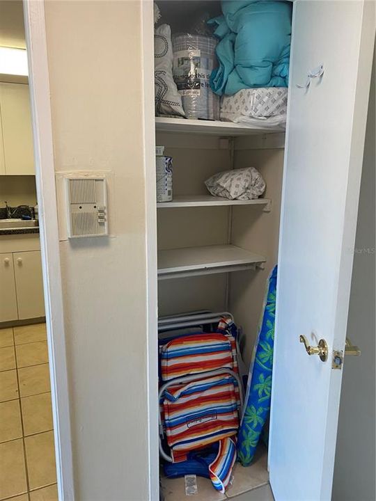 linen/towel closet