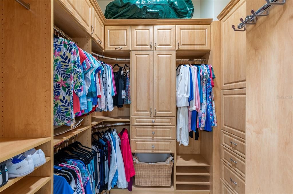 Owner's bedroom California closet