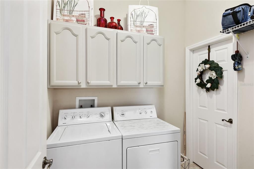 Downstairs Laundry Room with more storage