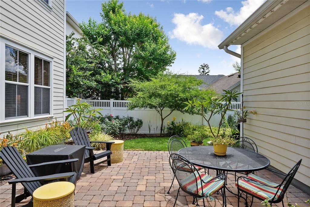 Paved Patio Area