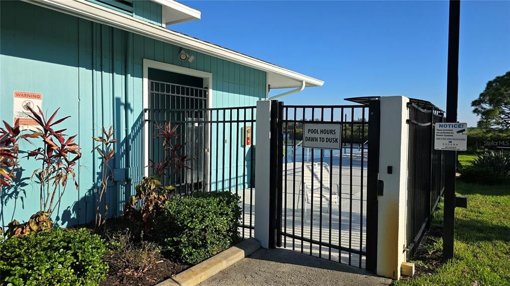 Secure Gated Pool Entry