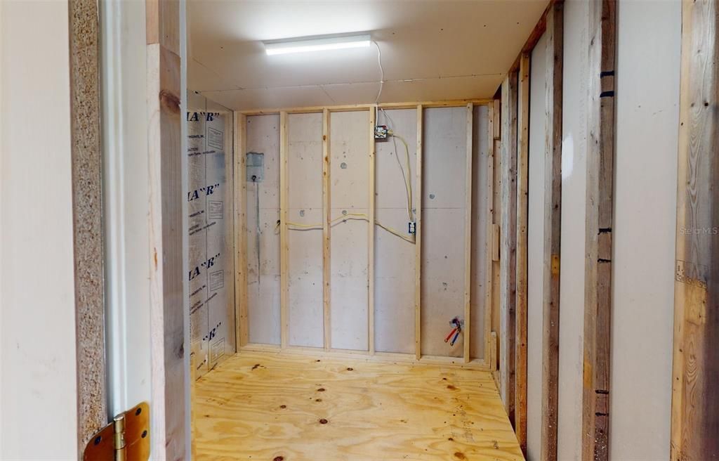 Bonus Room/Closet with plumbing and electrical access