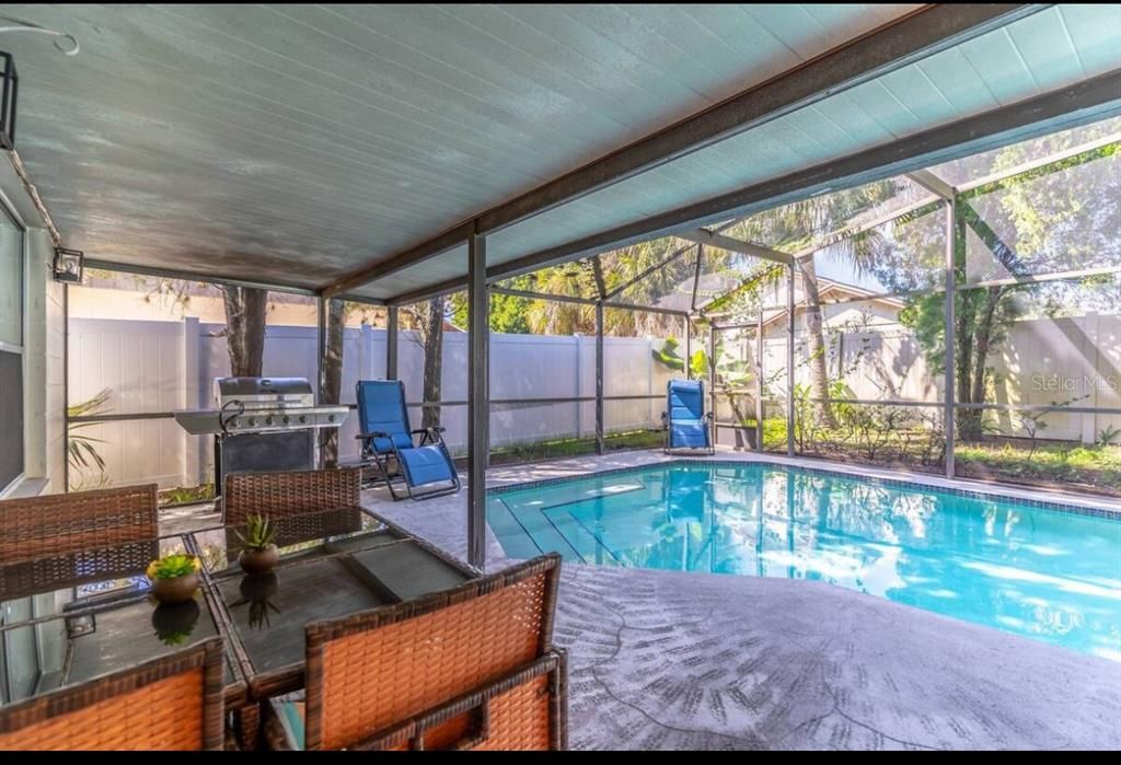 Enjoy This Great Lanai and Pool Area on Your Non-Theme Park Day or After a Long Day at Work.