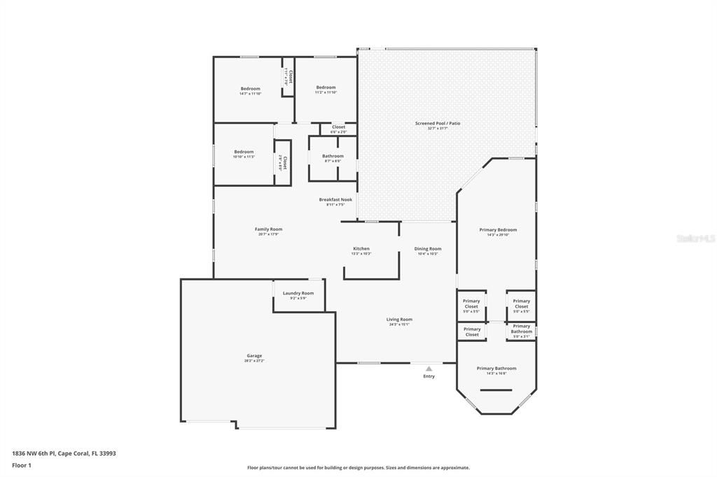 На продажу: $599,000 (4 спален, 2 ванн, 2406 Квадратных фут)