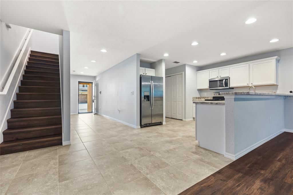 Kitchen and Foyer